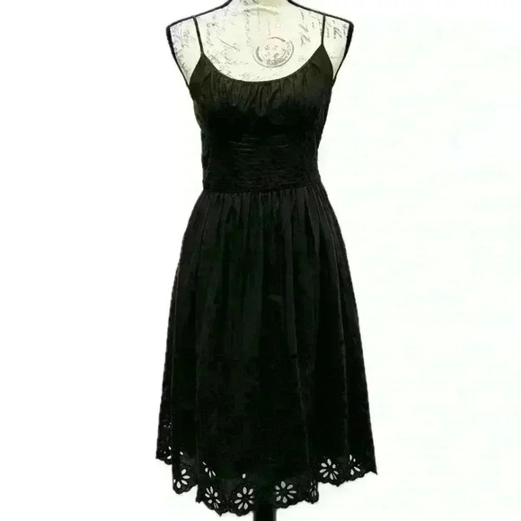 Ann Taylor Loft Petites Midi Dress SP Brown Summer dress - Picture 1 of 16